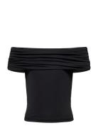 Kogea Off Shoulder Ss Top Jrs Black Kids Only