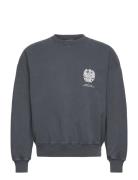 Monogram Printed Crewneck Black HAN Kjøbenhavn