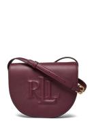 Leather Medium Witley Crossbody Burgundy Lauren Ralph Lauren