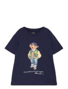 Polo Bear Cotton Jersey Tee Navy Ralph Lauren Kids