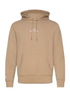 Logo Double-Knit Hoodie Beige Polo Ralph Lauren