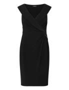 Jersey Off-The-Shoulder Cocktail Dress Black Lauren Ralph Lauren