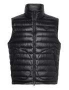 Glossed Down Vest Black Polo Ralph Lauren