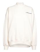 Logo Fleece Mockneck White Polo Ralph Lauren