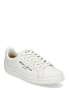 B721 Lthr / Branded White Fred Perry