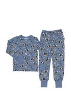 Bamboo Two Piece Pyjamas Blue Geggamoja