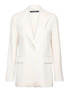 Harrie Suiting Single Breasted Cream French Connection