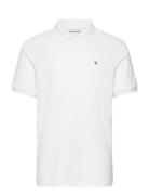 Ss Casual Pique Classic Polo White Calvin Klein Jeans