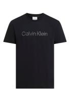 Textured Embroidery Logo T-Shirt Black Calvin Klein