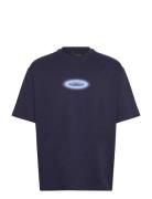 Dotted Logo T-Shirt Navy Daily Paper
