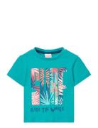 Knit T-Shirt Green Boboli