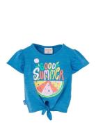 Knit T-Shirt Flame Blue Boboli