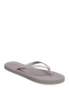 Flip Flops With Glitter Strap Purple Rosemunde