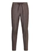 Pure Linen Pant Drawstring Brown Michael Kors