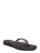 Flip Flop With Glitter Black Ilse Jacobsen