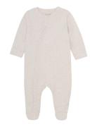 Romper Ls Mélange White Fixoni