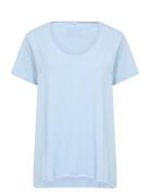 Crsina T-Shirt Blue Cream