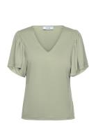 Msrianne V-Neck T-Shirt Green Minus