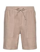 Akjan Twill Contrast Shorts Beige Anerkjendt