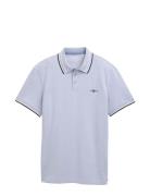 Polo With Print Blue Tom Tailor