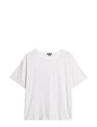 Studios Dropped Shoulder Tee White Superdry