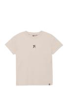 T-Shirt Structure Backprint Beige Daily 7