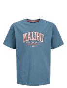 Jjdetroit Tee Ss Crew Neck Jnr Blue Jack & J S