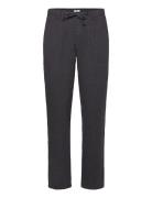 Linen Blend Herringb Pants Black Lindbergh