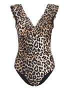 Agnescras Swimsuit Brown Cras