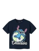 Nmmmalix Stitch Nreg Ss Top Wdi Navy Name It