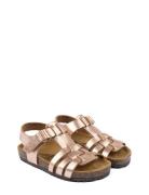 Bio? Velcro Braid Sandal Pink Pom Pom