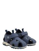 Baby Sandals W. Velcro Strap Navy Color Kids