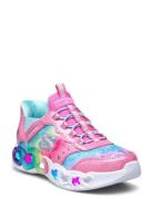 Girls Infinite Heart Lights Eternal Shimmer Pink Skechers