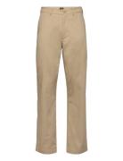 Cotton Twill Stretch Elias Pants Beige Mads Nørgaard