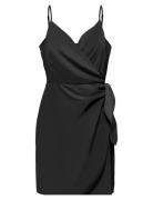 Onlalma Life Vis Isa Wrap Dress Solid Black ONLY