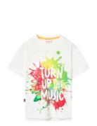 Knit T-Shirt White Boboli