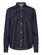 Cosy Denim Crane Shirt Black Mads Nørgaard