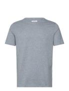 Mouliné O-Neck Tee S/S Blue Lindbergh