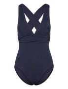 S.collective Cross Back Piece Navy Seafolly