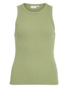 Visola S/L Tank Top - Noos Green Vila