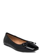 Biarose Karré Ballet Flat Faux Leather Black Bianco