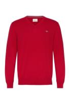 Classic Cotton V-Neck Red GANT
