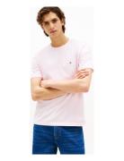 Ess Seasonal Reg Fit Solid Tee Pink Tommy Hilfiger