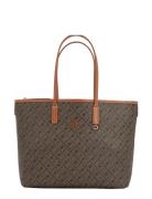 Th Monoplay Leather Tote Black Tommy Hilfiger