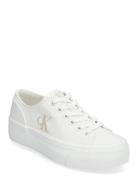 Vulc Flatform Low Canvas Mg White Calvin Klein