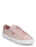 Vulc Canvas Lace Up Sneaker Pink Tommy Hilfiger