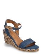 Women Sandals Blue Tamaris