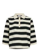 Nuvindy Polo Pullover Black Nümph