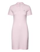 1985 Slim Pique Polo Dress Ss Pink Tommy Hilfiger