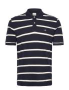 Striped Polo Navy GANT